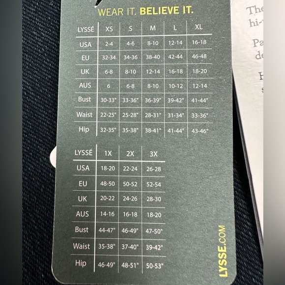 NWT Lysse Cropped Zip Hem Denim Stretchy Pull On Pants Indigo - Picture 11 of 16